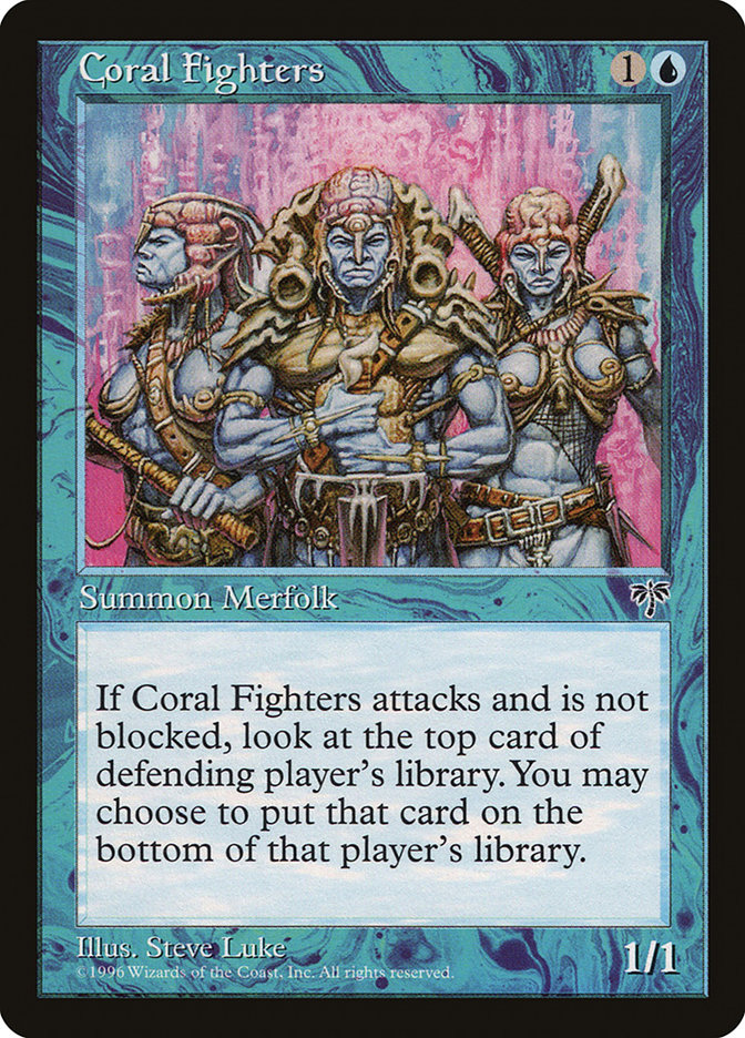 MTG: Mirage 059: Coral Fighters 