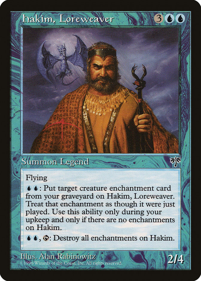 MTG: Mirage 068: Hakim, Loreweaver 
