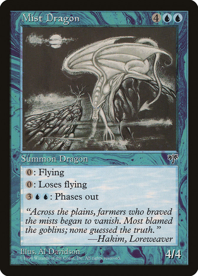 MTG: Mirage 079: Mist Dragon 