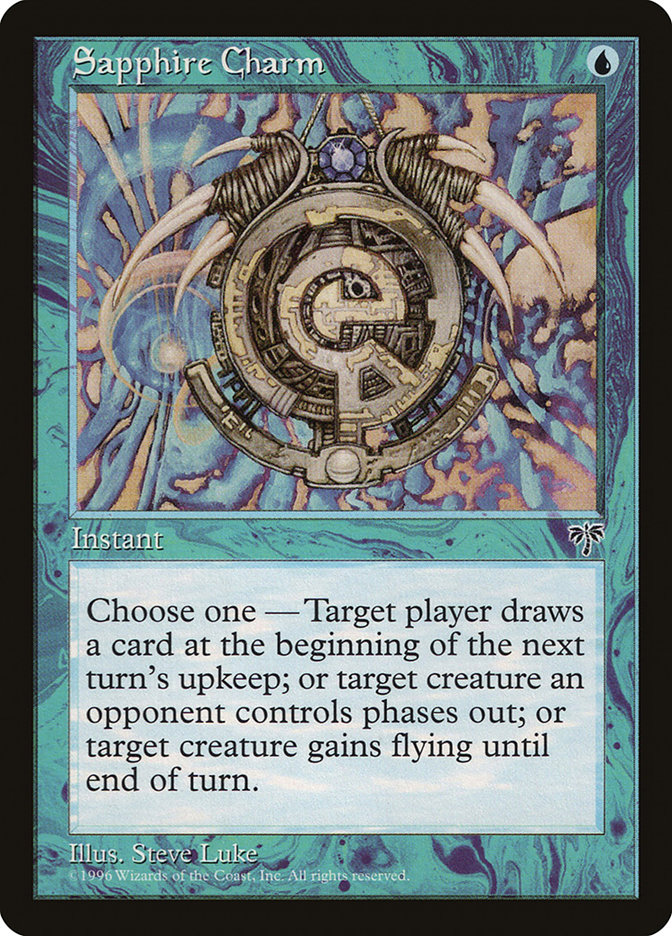 MTG: Mirage 089: Sapphire Charm 