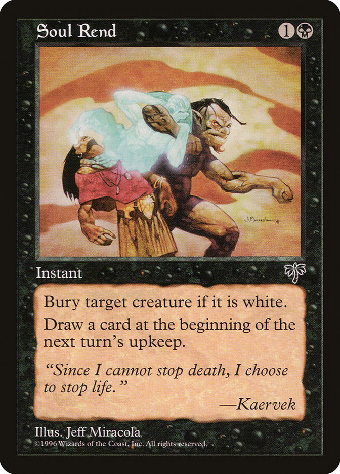 MTG: Mirage 144: Soul Rend 