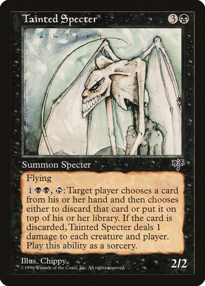 MTG: Mirage 148: Tainted Specter 
