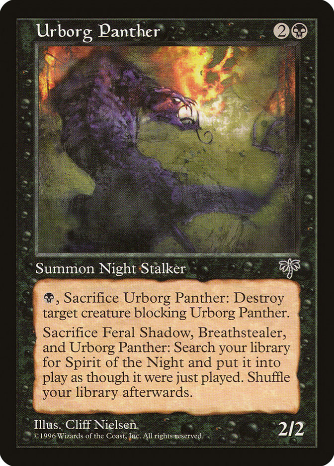 MTG: Mirage 150: Urborg Panther 