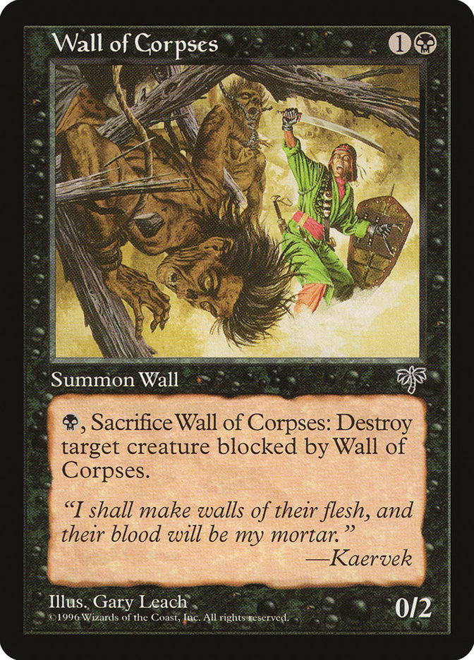MTG: Mirage 151: Wall of Corpses 