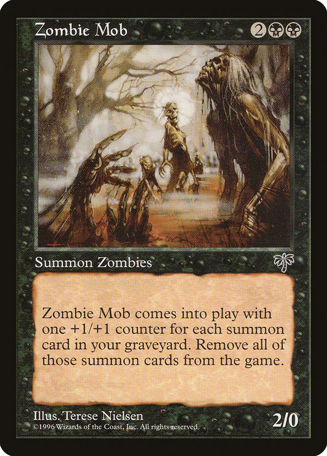 MTG: Mirage 153: Zombie Mob 