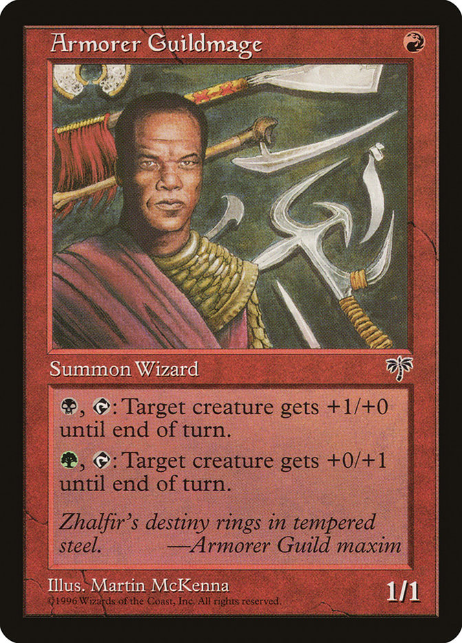 MTG: Mirage 156: Armorer Guildmage 