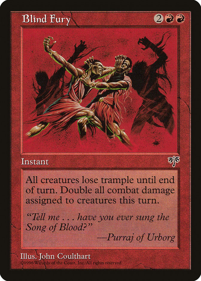 MTG: Mirage 158: Blind Fury 