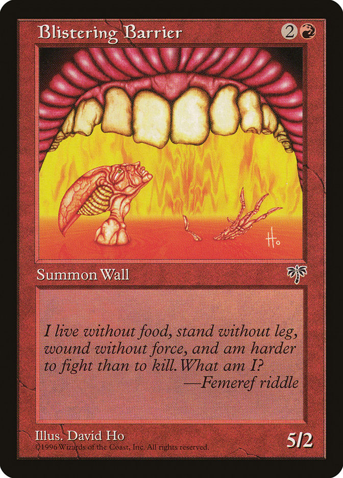 MTG: Mirage 159: Blistering Barrier 