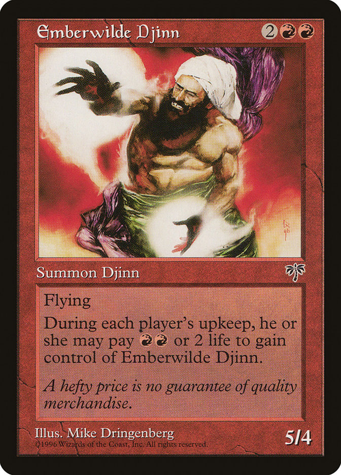 MTG: Mirage 172: Emberwilde Djinn 