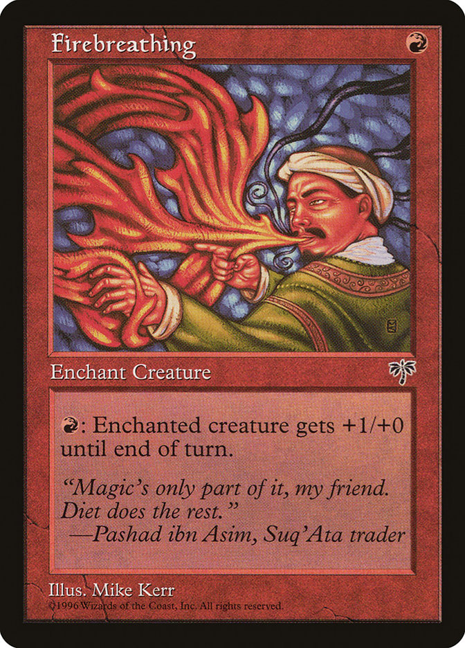 MTG: Mirage 174: Firebreathing 