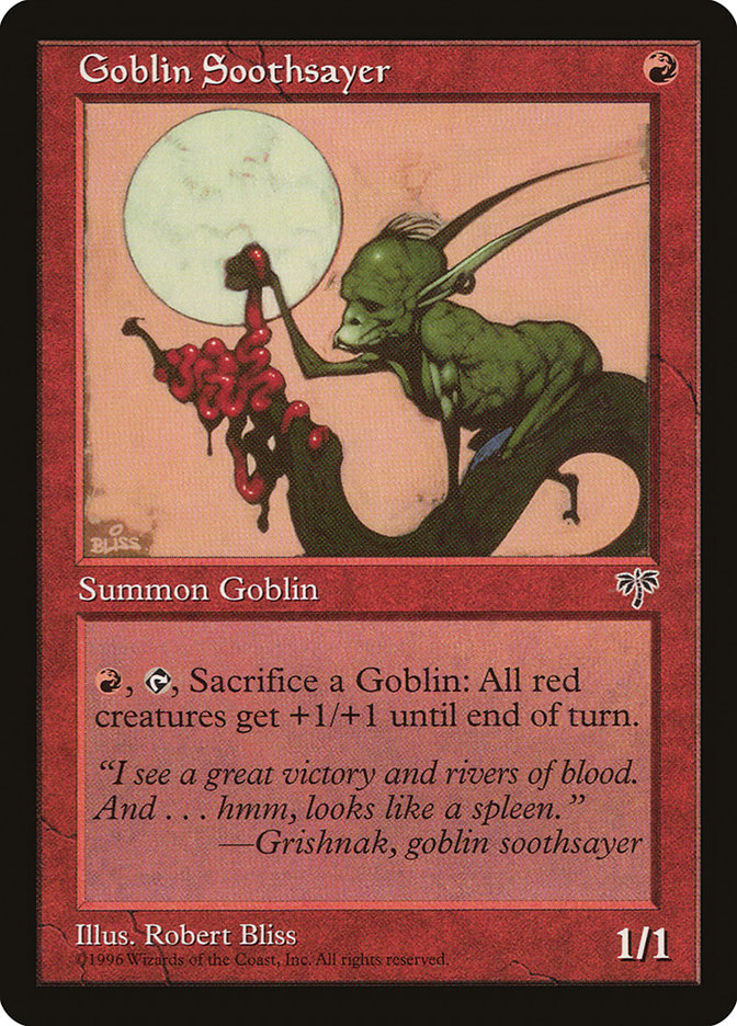 MTG: Mirage 179: Goblin Soothsayer 