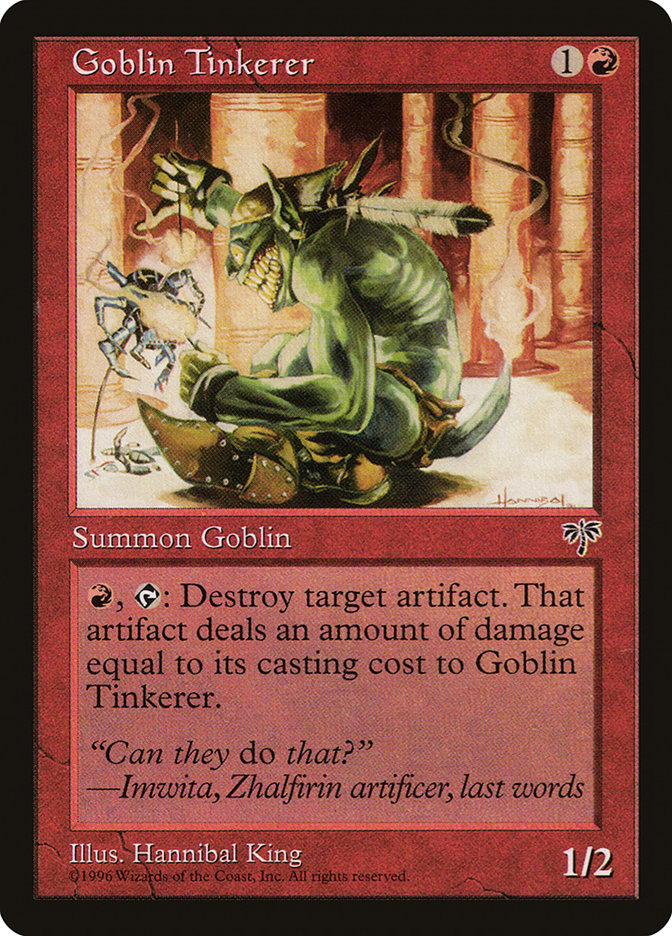 MTG: Mirage 180: Goblin Tinkerer 