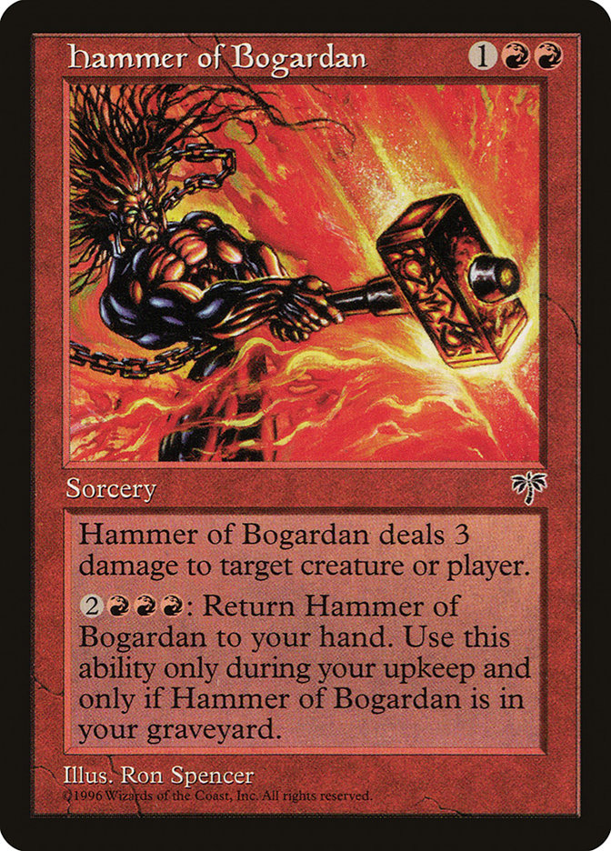 MTG: Mirage 181: Hammer of Bogardan 