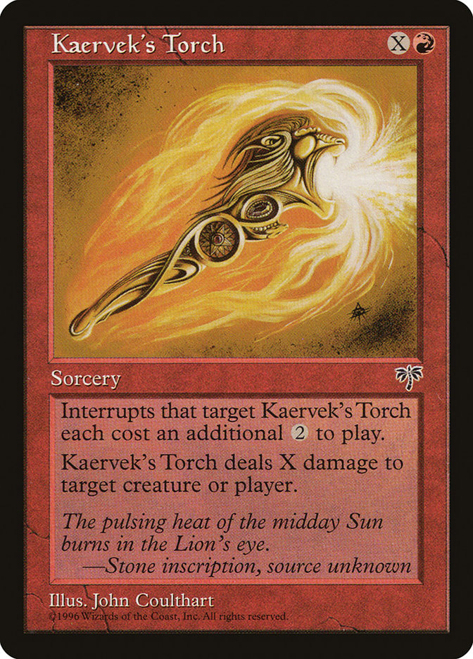 MTG: Mirage 185: Kaerveks Torch 