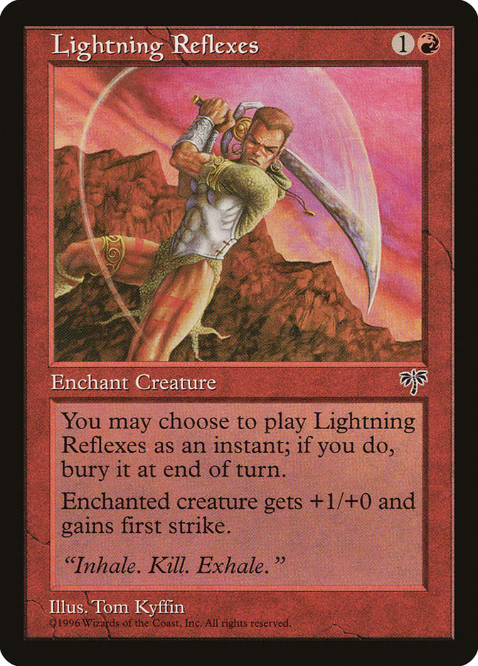 MTG: Mirage 186: Lightning Reflexes 