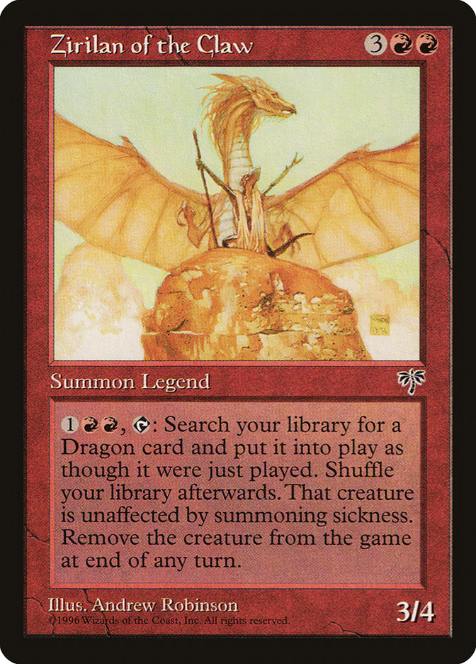 MTG: Mirage 204: Zirilan of the Claw 