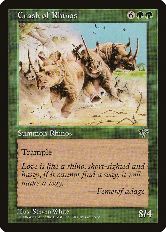 MTG: Mirage 210: Crash of Rhinos 