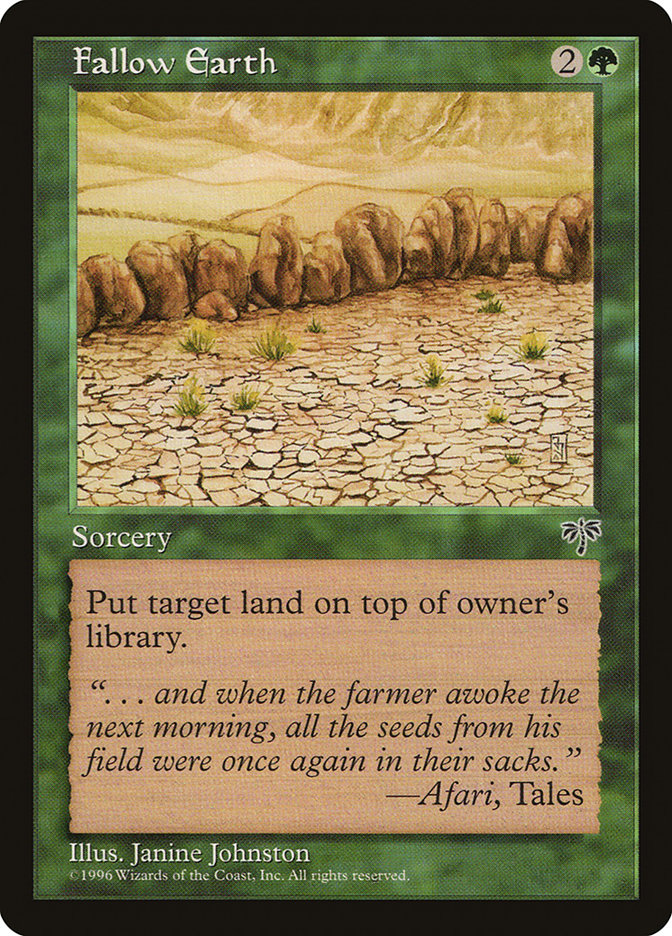 MTG: Mirage 214: Fallow Earth 