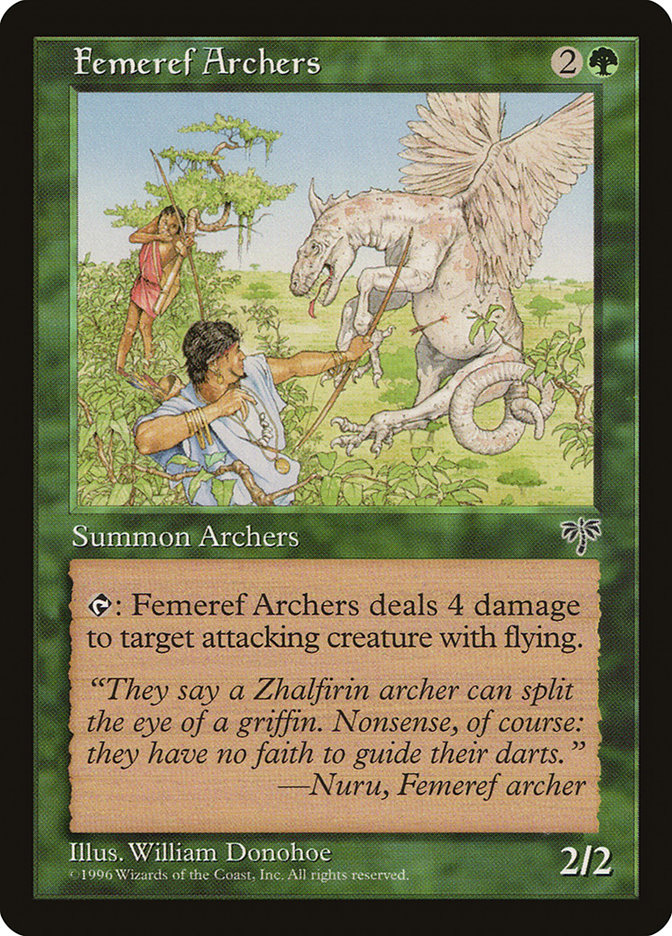 MTG: Mirage 215: Femeref Archers 