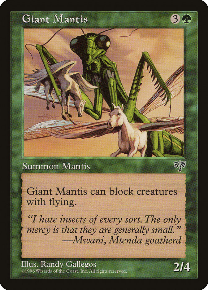 MTG: Mirage 218: Giant Mantis 