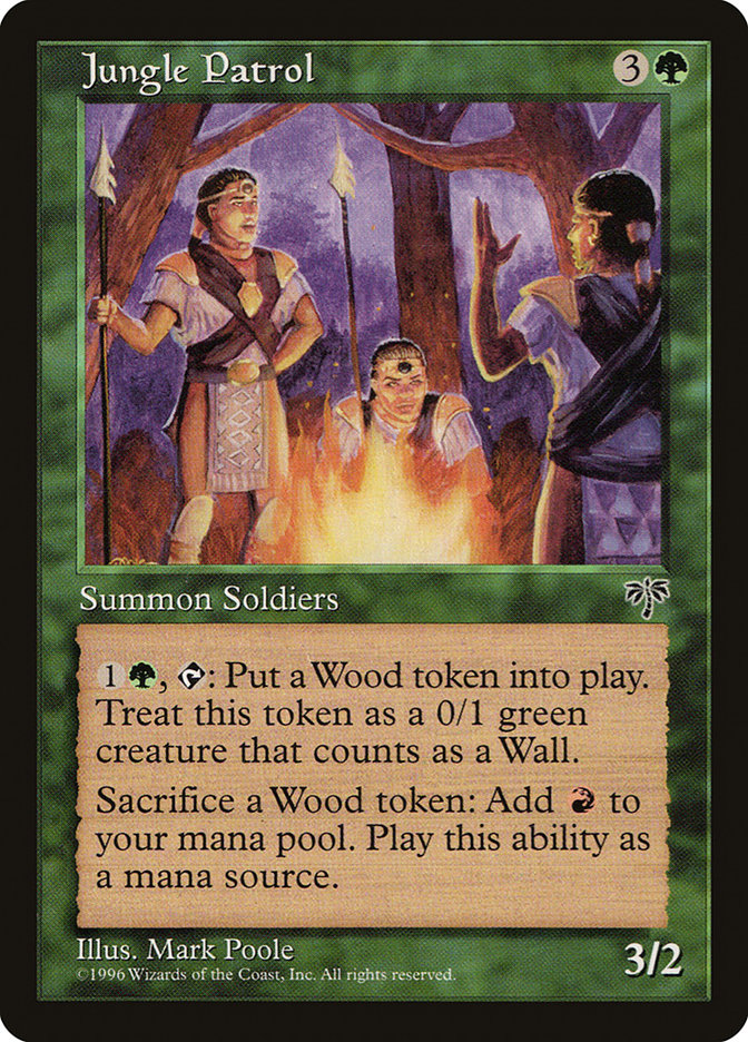 MTG: Mirage 223: Jungle Patrol 