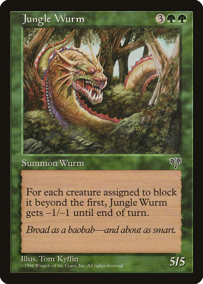 MTG: Mirage 224: Jungle Wurm 