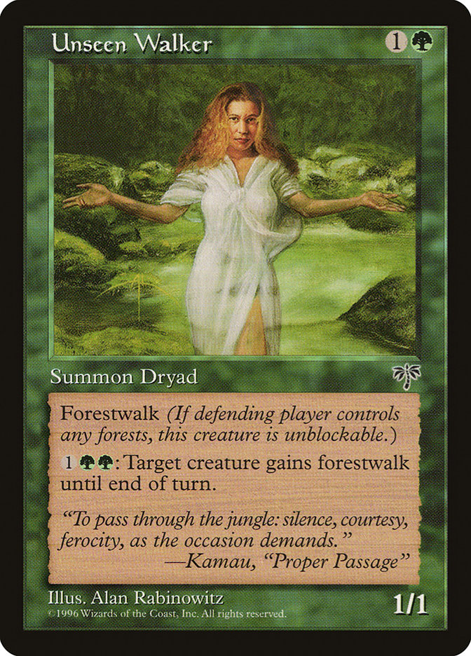 MTG: Mirage 249: Unseen Walker 