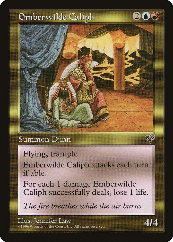 MTG: Mirage 262: Emberwilde Caliph 