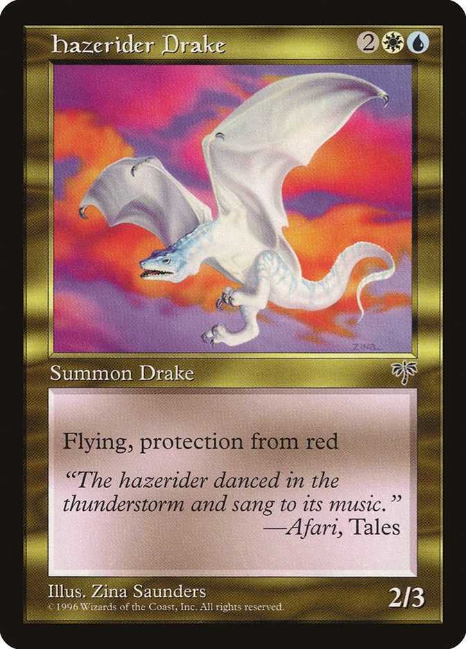 MTG: Mirage 268: Hazerider Drake 