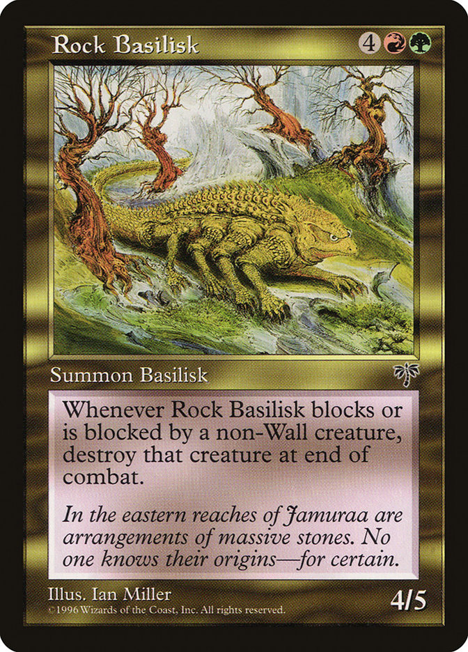 MTG: Mirage 279: Rock Basilisk 