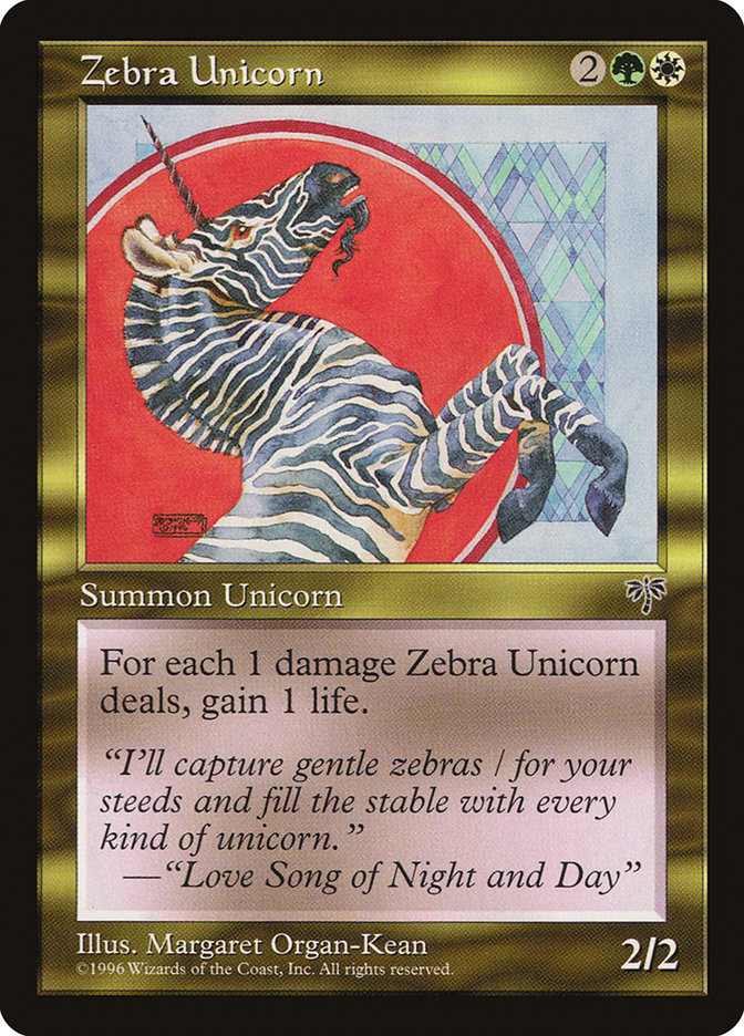 MTG: Mirage 290: Zebra Unicorn 