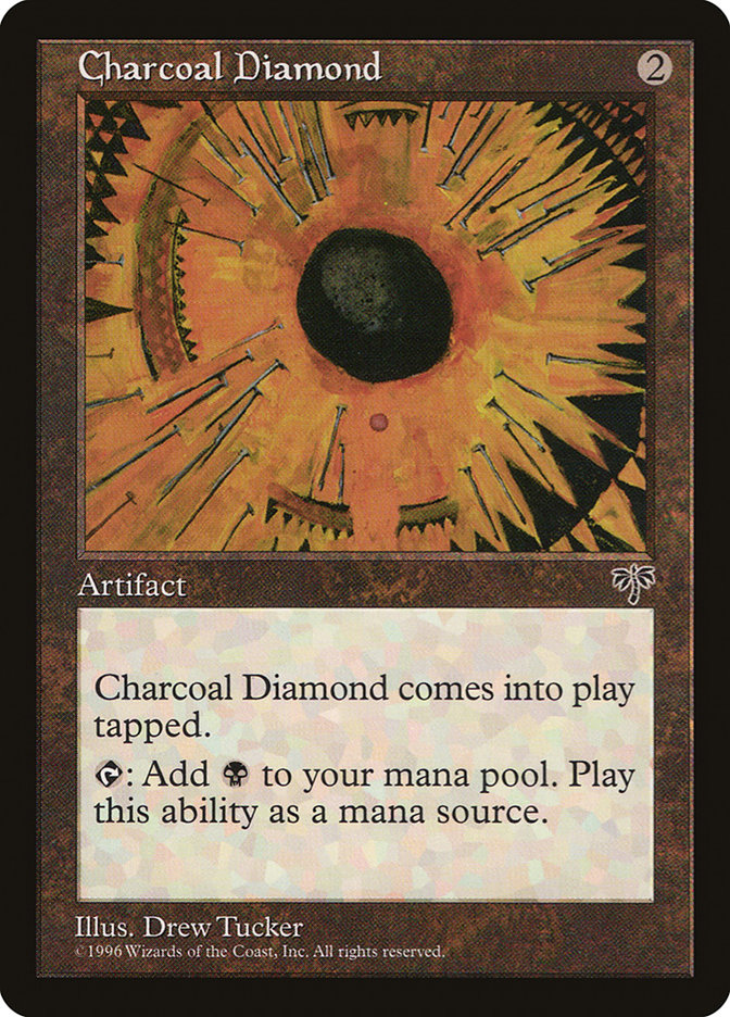 Magic: Mirage 296: Charcoal Diamond 