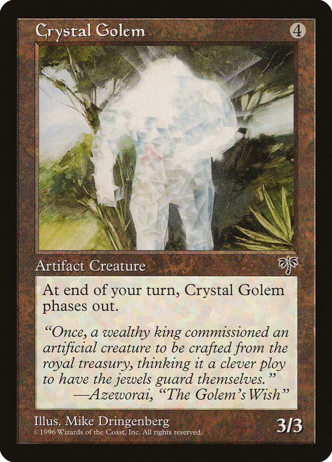 MTG: Mirage 298: Crystal Golem 