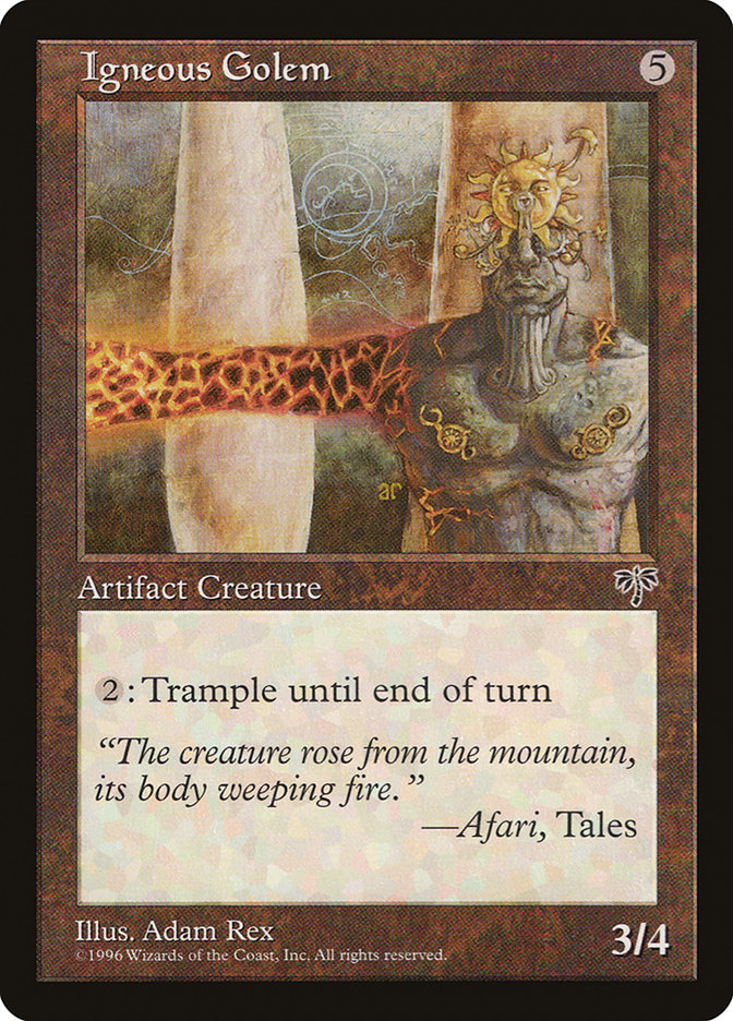 MTG: Mirage 305: Igneous Golem 