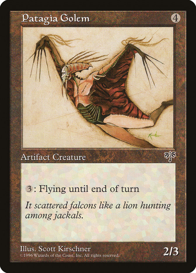 MTG: Mirage 313: Patagia Golem 