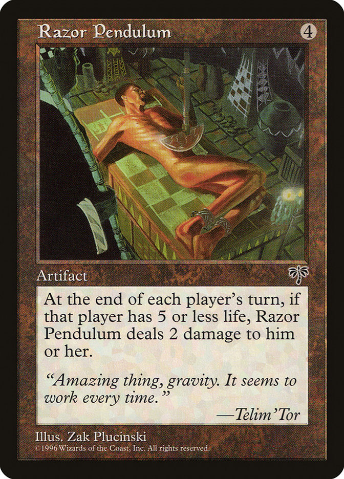 MTG: Mirage 317: Razor Pendulum 
