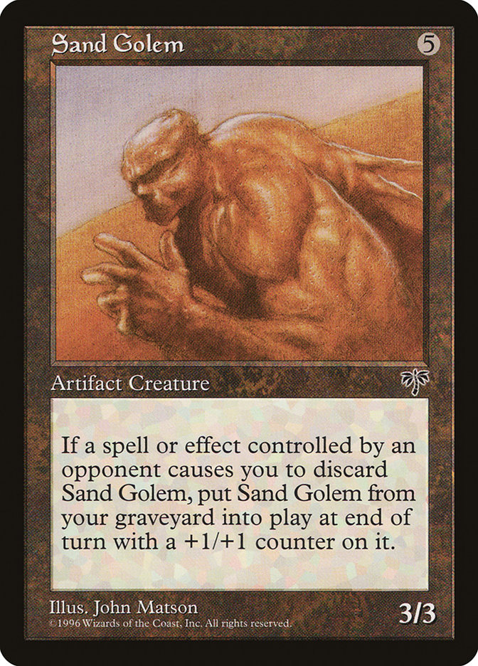 MTG: Mirage 318: Sand Golem 