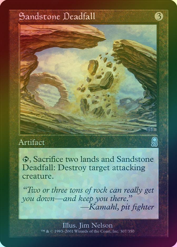 MTG: Odyssey 307: Sandstone Deadfall (FOIL) 