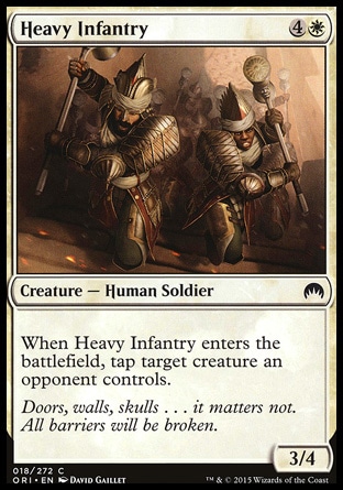 Magic: Origins 018: Heavy Infantry (FOIL) 