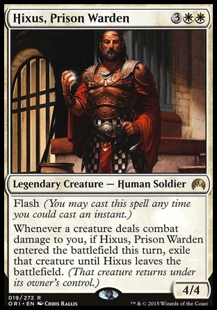 MTG: Origins 019: Hixus, Prison Warden 