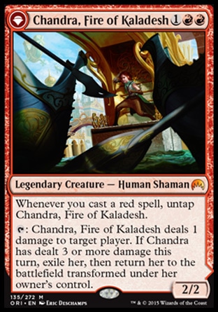 Magic: Origins 135: Chandra, Fire of Kaladesh/ Chandra, Roaring Flame 