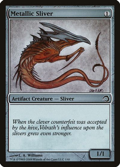 MTG: Premium Deck Series: Slivers 01: Metallic Sliver (FOIL) 