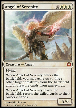 MTG: Return to Ravnica 001: Angel of Serenity 