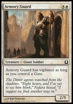MTG: Return to Ravnica 002: Armory Guard 