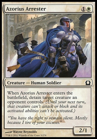 MTG: Return to Ravnica 005: Azorius Arrester 