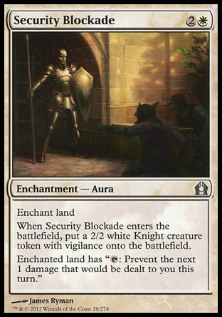 MTG: Return to Ravnica 020: Security Blockade 