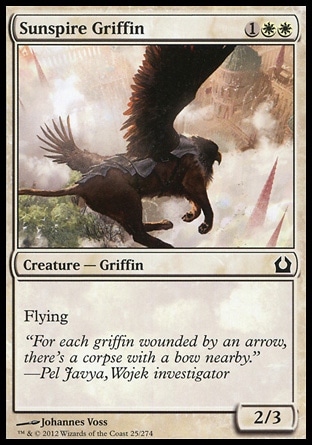 MTG: Return to Ravnica 025: Sunspire Griffin 