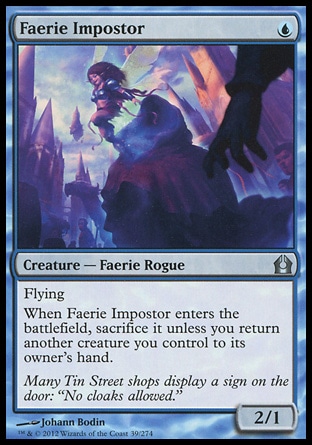 MTG: Return to Ravnica 039: Faerie Impostor 