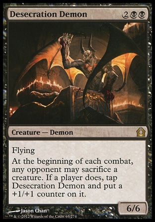 MTG: Return to Ravnica 063: Desecration Demon 