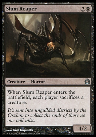 MTG: Return to Ravnica 077: Slum Reaper - Foil 